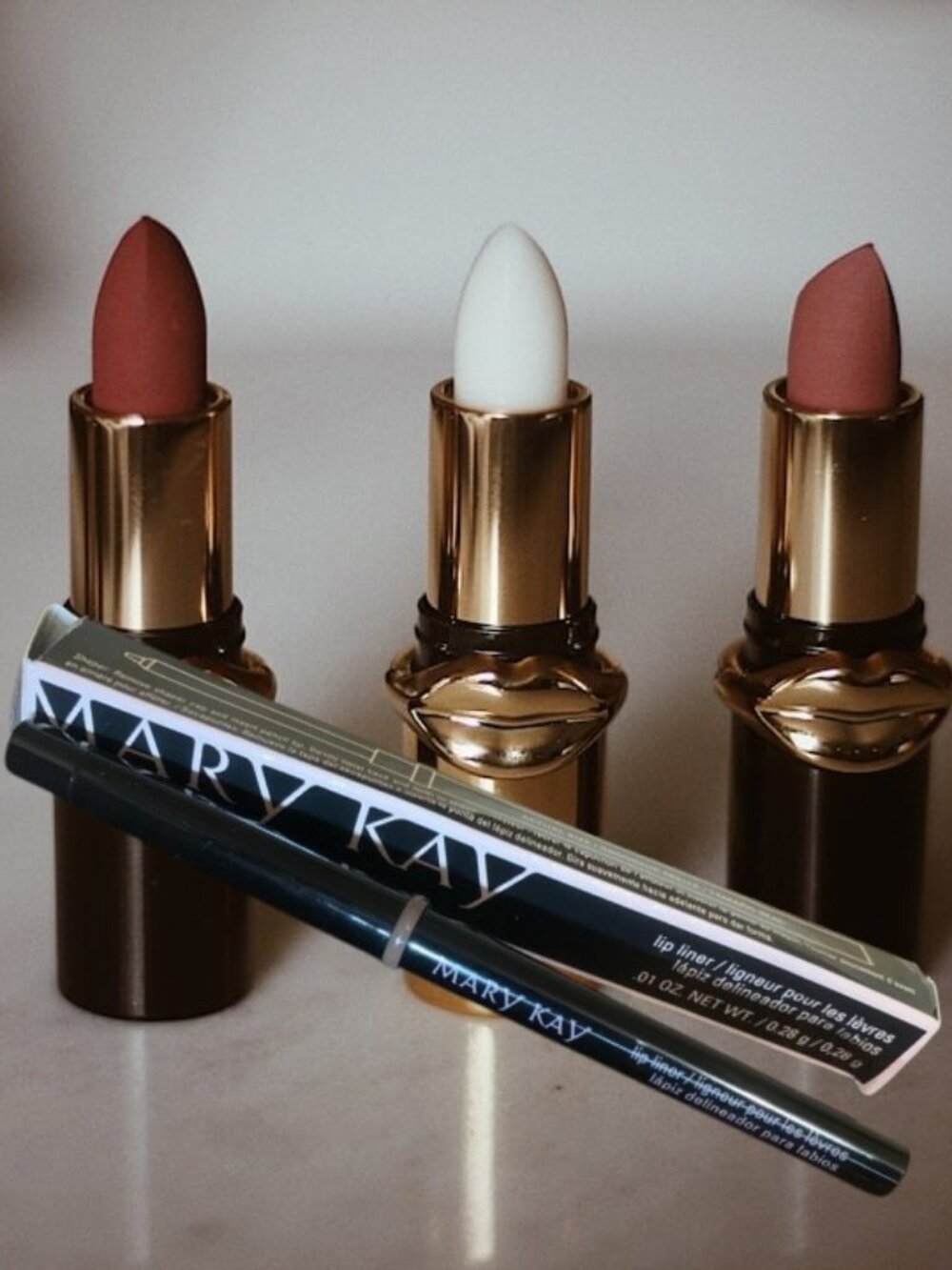 Mary Kay Deep Nude Lip Liner Pencil with Sharpener ✨NIB✨